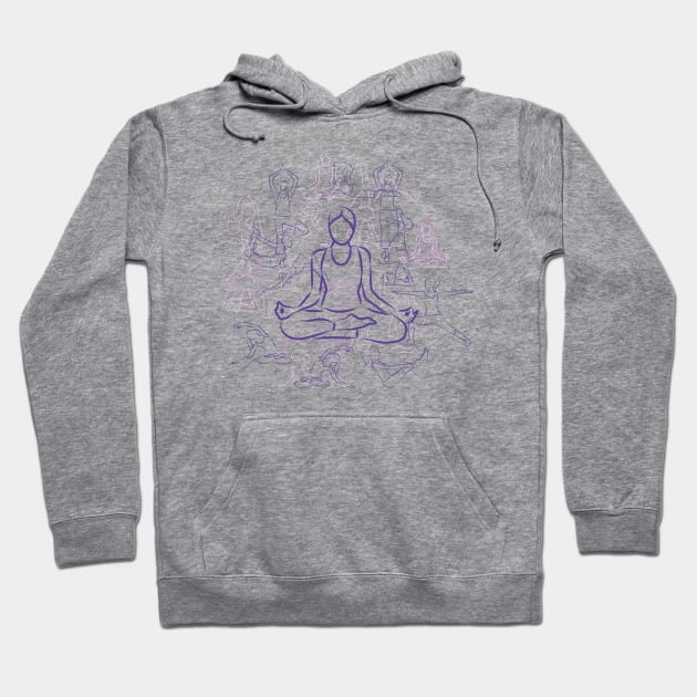 Yoga Mediation Hoodie by XOOXOO